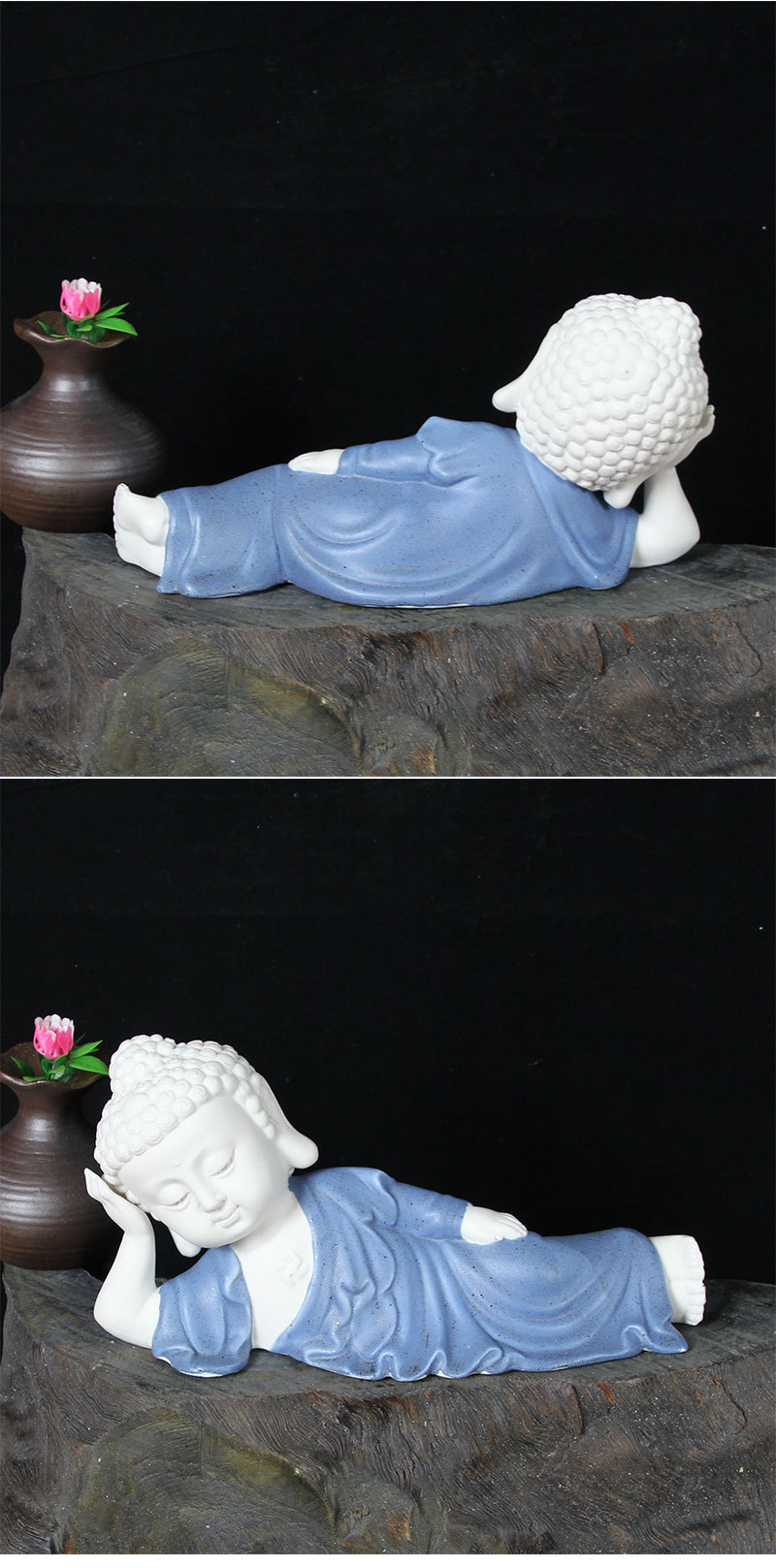 卧佛睡佛像释迦摩尼像如来佛祖佛像 保平安**禅意玄关家居摆.