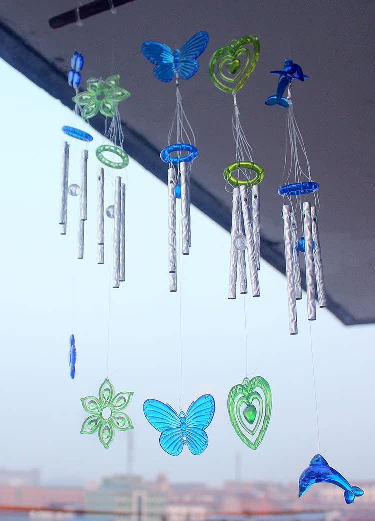 金属管风铃 简约塑料风铃挂件挂饰