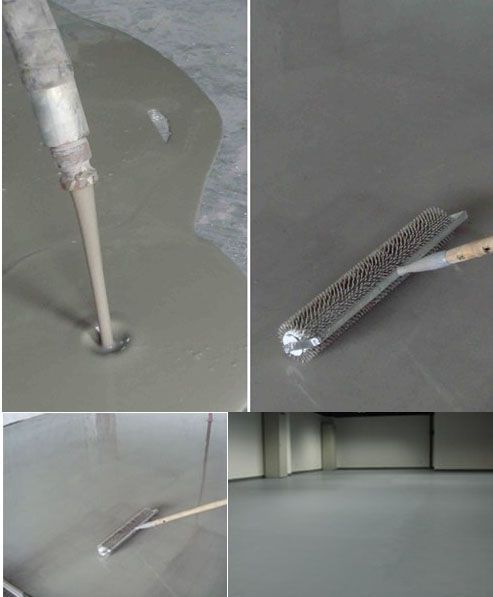 自流平施工过程