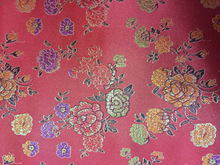 厂家直销1.5米织锦缎锦盒工艺品包装尼龙纺织布料小牡丹