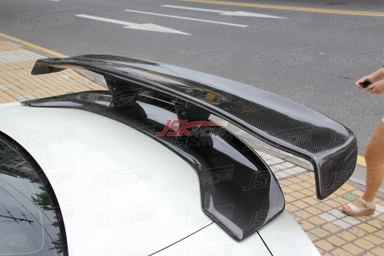 08-17 gtr r35 varis 碳纤维 尾翼 导流翼 原厂孔位 包围改装1