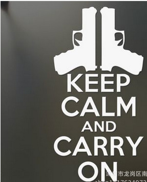 汽车贴纸拉花keep calm and carry on sticker 个性反
