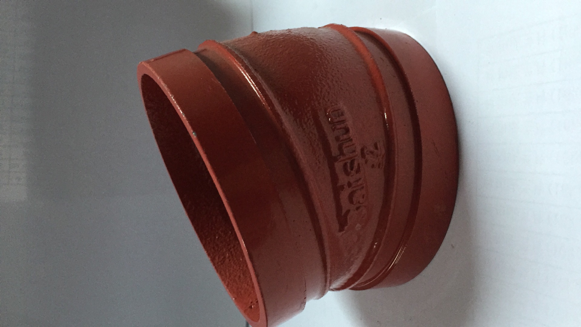 山东潍坊百顺 沟槽管件 22.5度沟槽弯头(fm认证,3c认证)