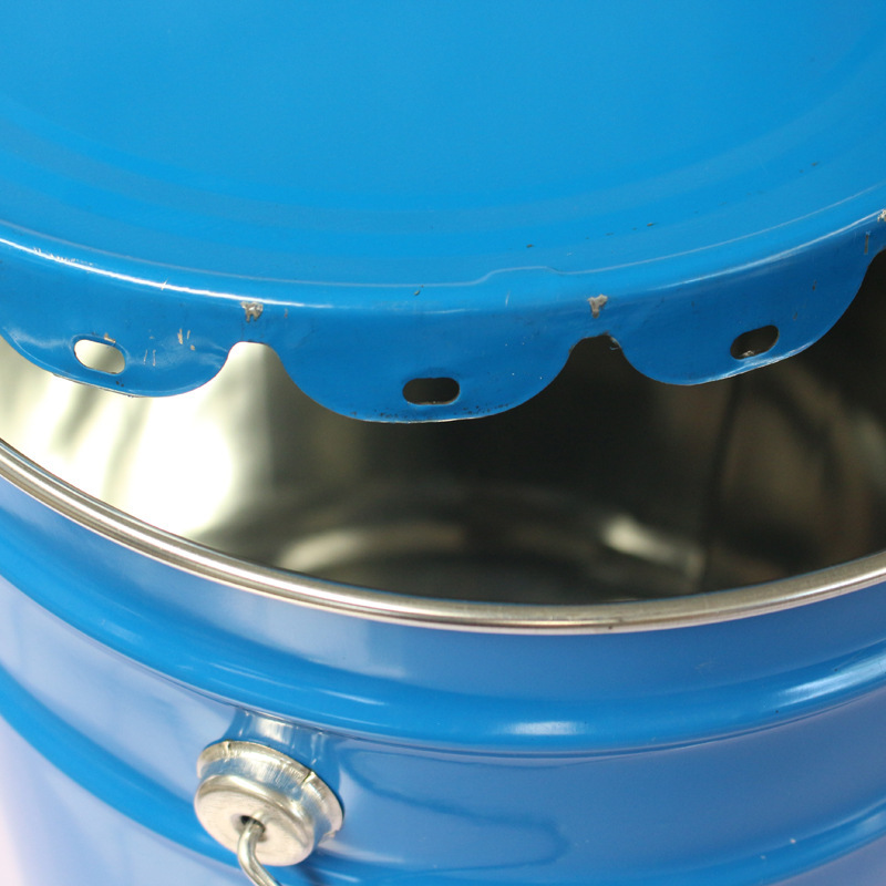 20l蓝色方便桶 马口铁涂料 马口涂料金属铁桶 圆罐 规.