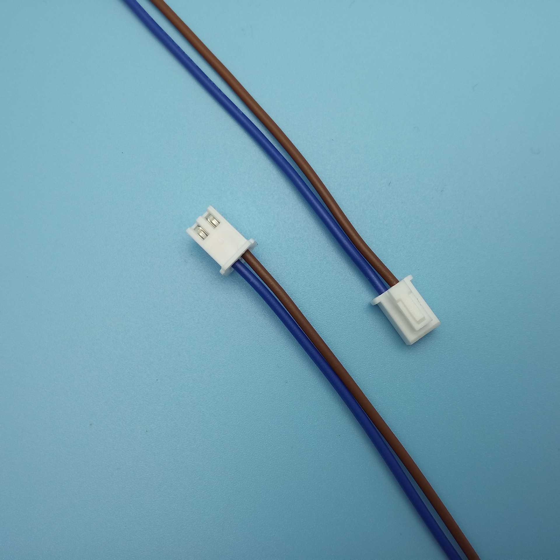 厂家直销xh-2pin带扣端子线2.54间距端子连接线 2pin端子线