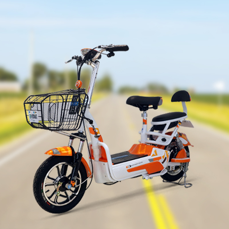 绿能电动车简易款-u系uu 踏板电动自行车 好骑耐用电瓶车脚踏车