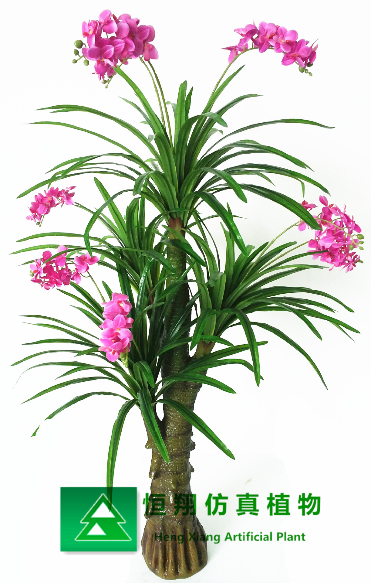 红色白色钻石花树 人造仿真植物 塑料钻石花盆栽室内窗台布景