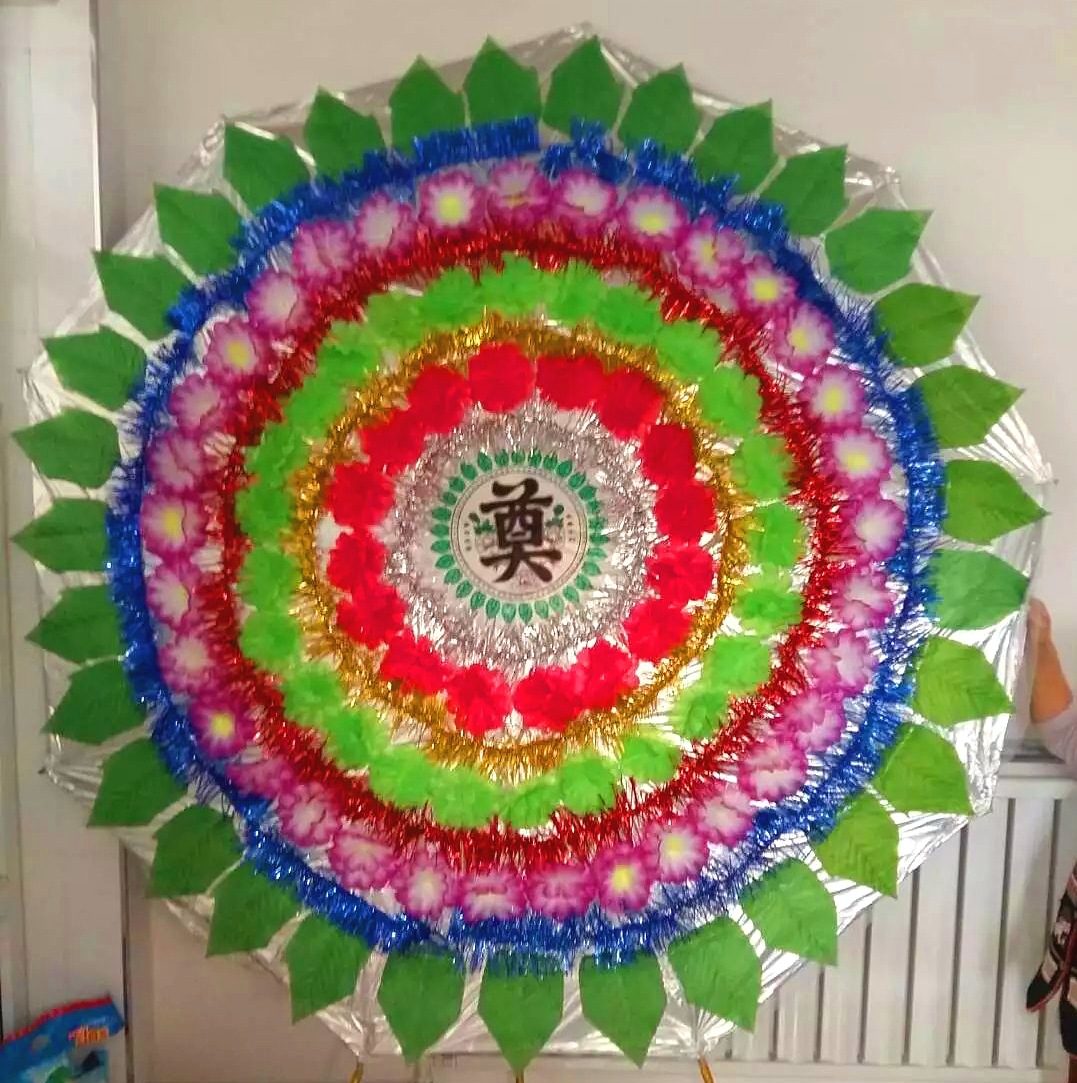 8米布花圈高档花圈殡葬花圈厂家自产自销