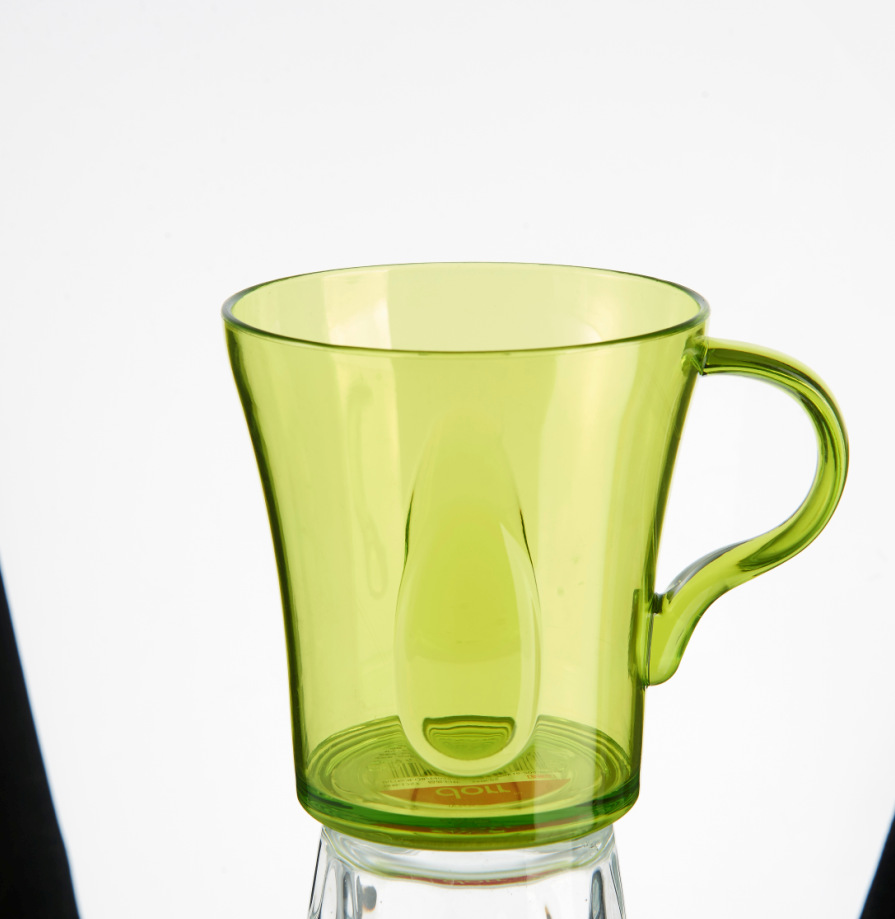 多尔1257新款家用透明塑料口杯塑料杯子茶杯水杯可定做礼品批发