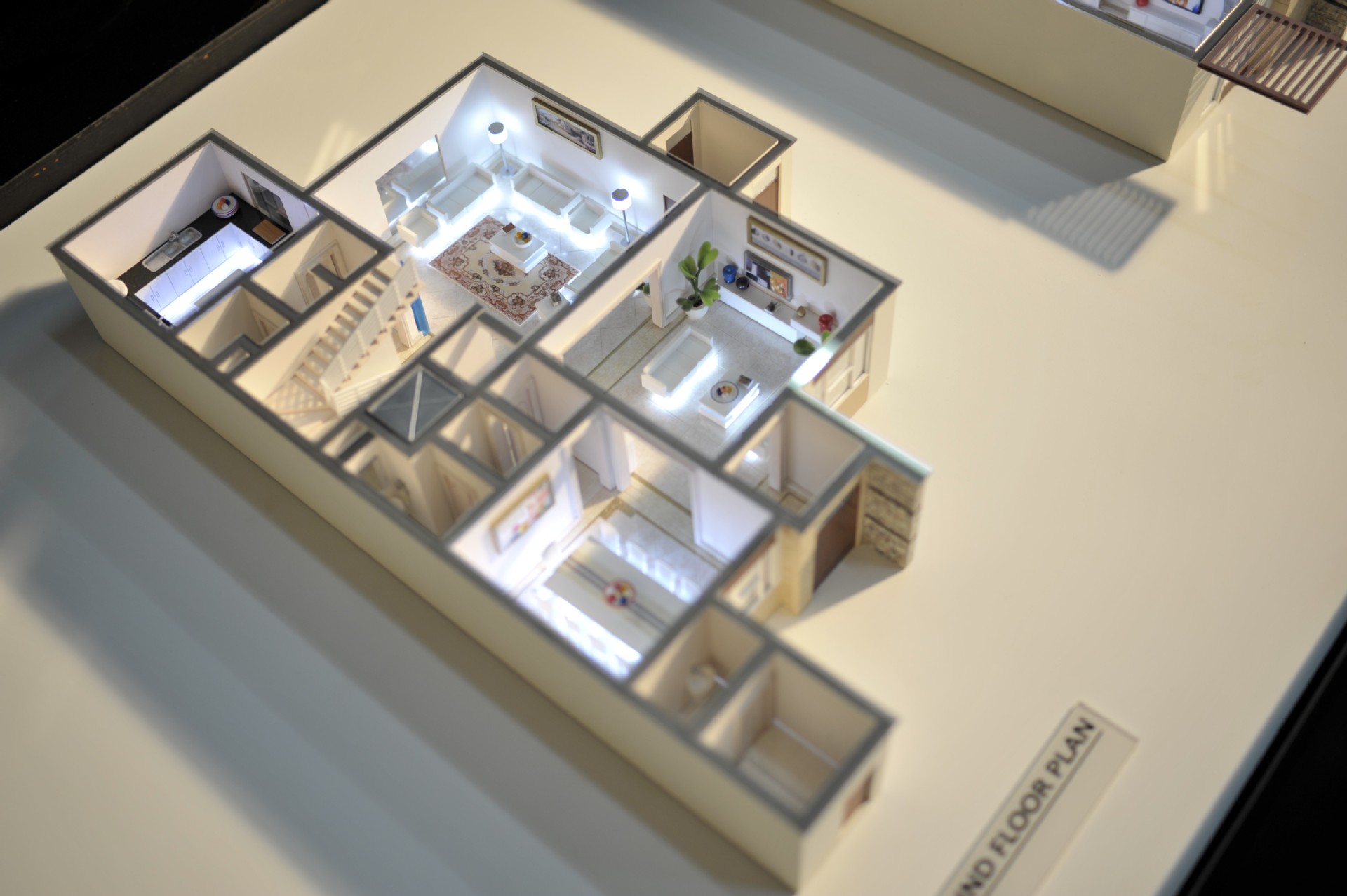 专业定制各种户型模型 个体/商业/办公楼内部装饰展览展示模型