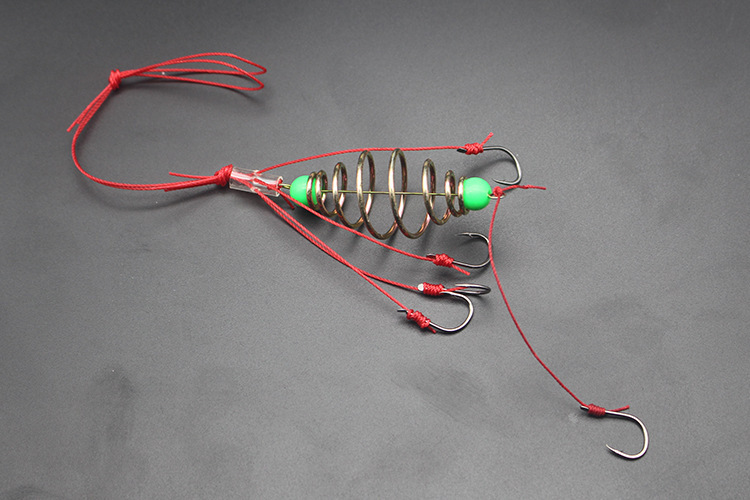 双副盒装爆炸钩伊势尼抛竿底钓鱼钩大弹簧鱼钩批发弹簧爆炸钩