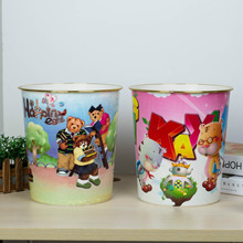 时尚创意卡通动物垃圾桶批发 客厅垃圾筒篓无盖厨房卫生间家用