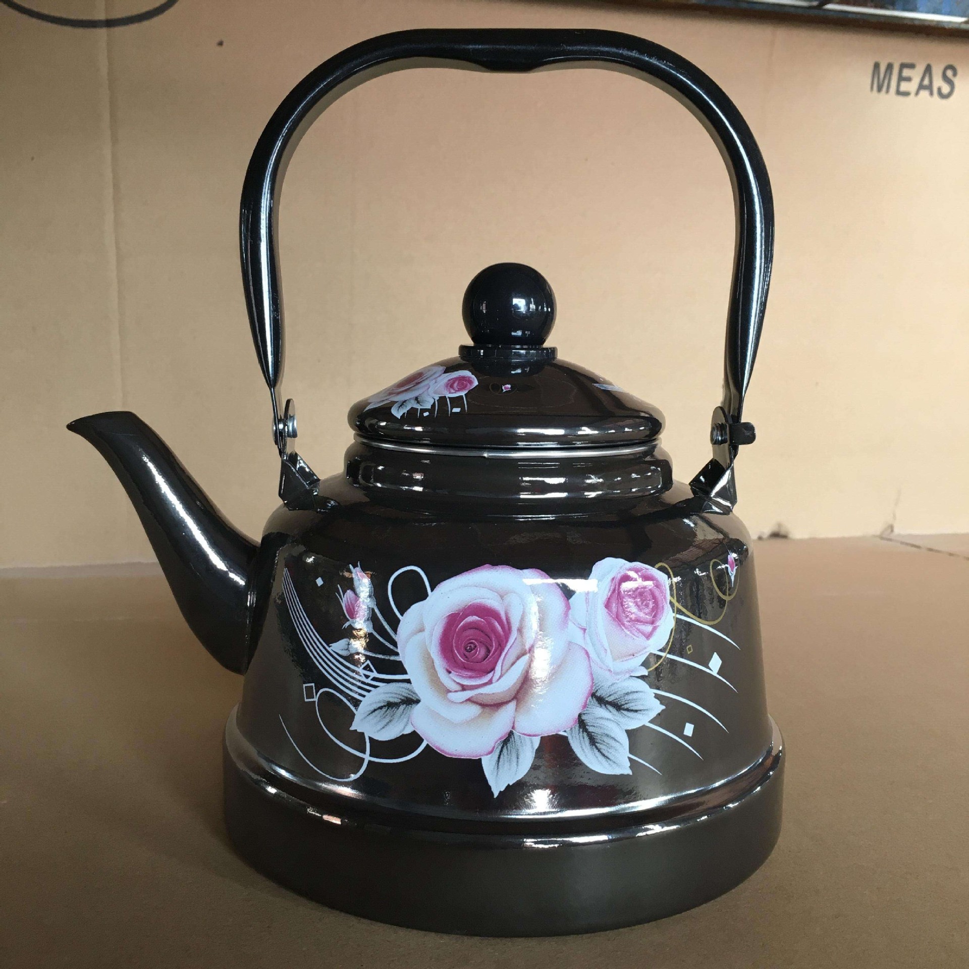 厂家直销 古钟壶 搪瓷珐琅烧水壶 茶壶 1.1-3.3l