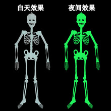 同炫 万圣节用品 鬼节南瓜灯 酒吧化妆舞会装饰道具夜光骷髅骨架