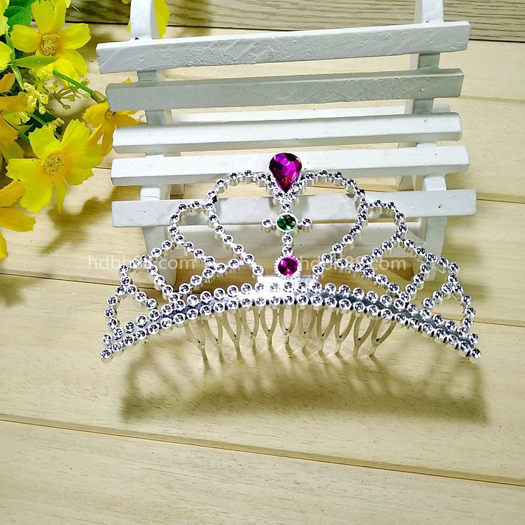 皇冠发叉小公主头扣头箍发箍头梳儿童学生舞蹈表演店