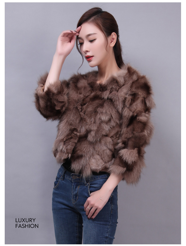 2016秋冬季新款欧美女装皮草