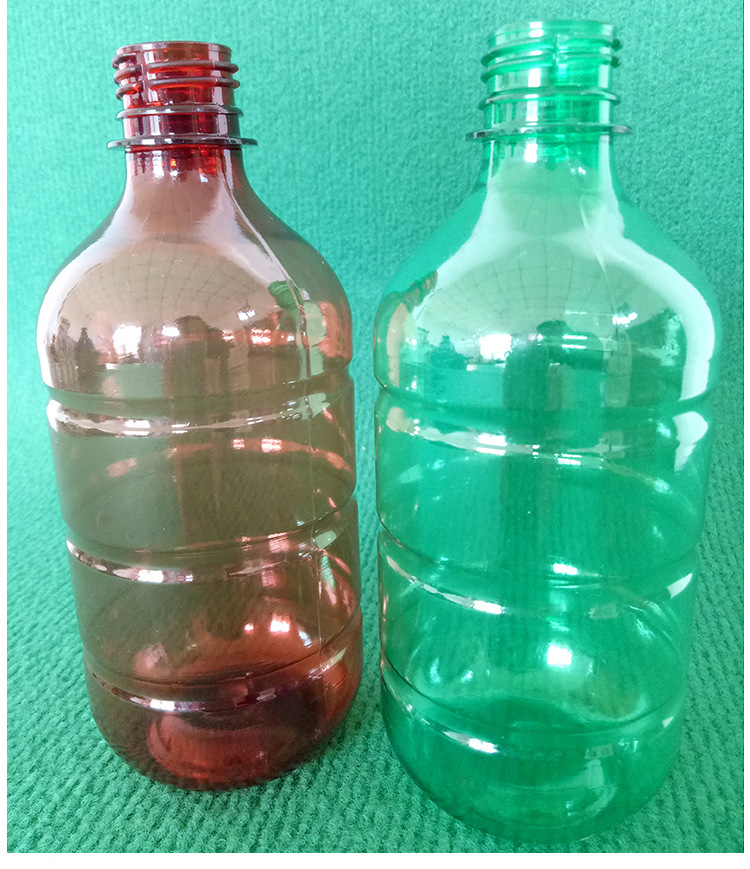 厂家直销 500ml口服液塑料瓶 pet瓶子 茶色透明瓶 医药包装瓶