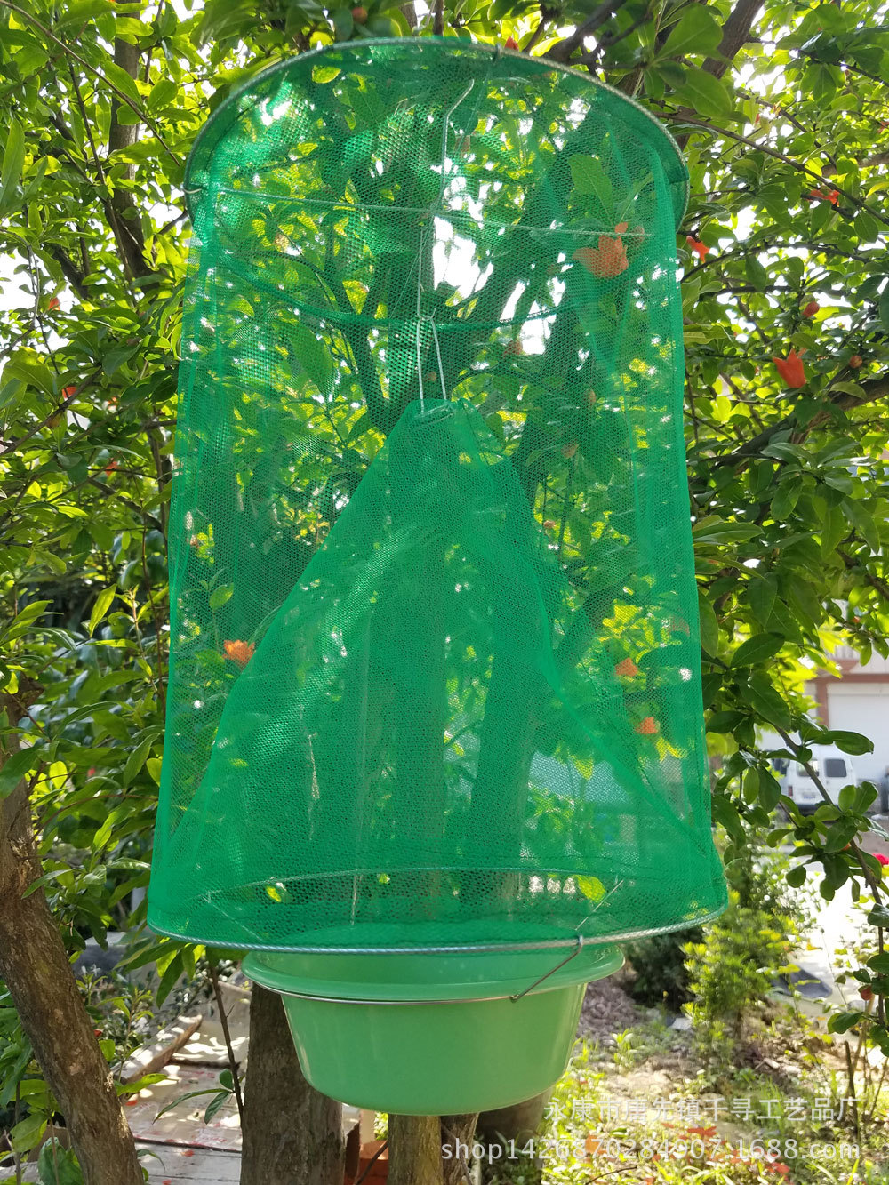 折叠式悬挂捕蝇笼 苍蝇笼 环保捕蝇器灭蝇器 折叠捕蝇笼 批发