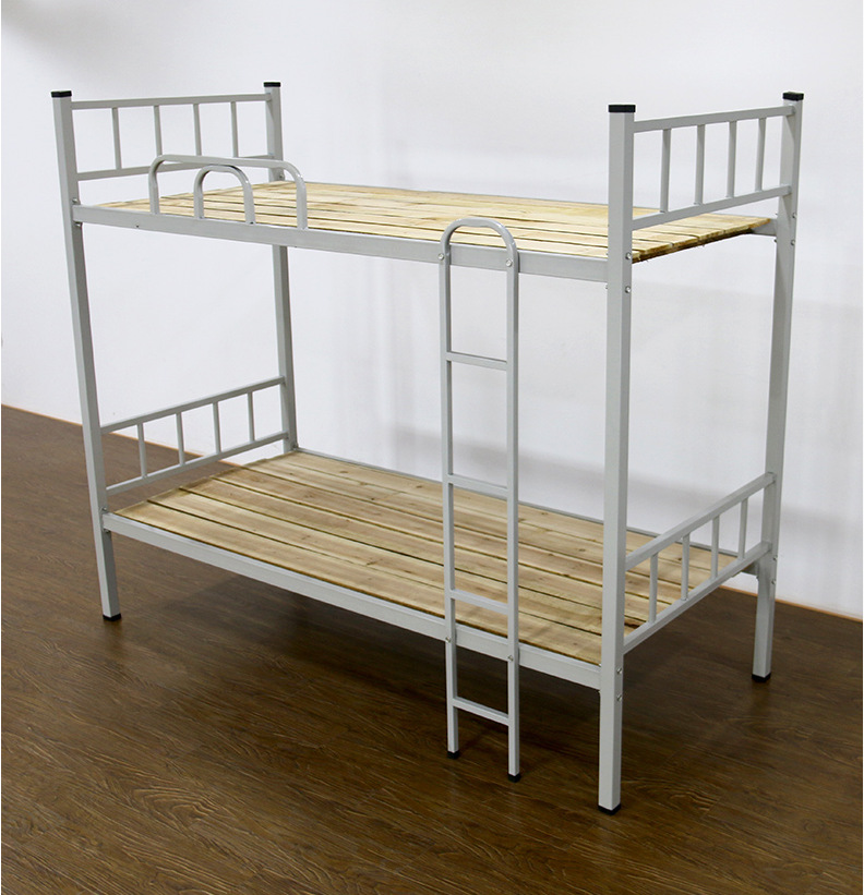 上下铺双层铁架子床学生公寓床员工宿舍双人铁床苏州厂家批发