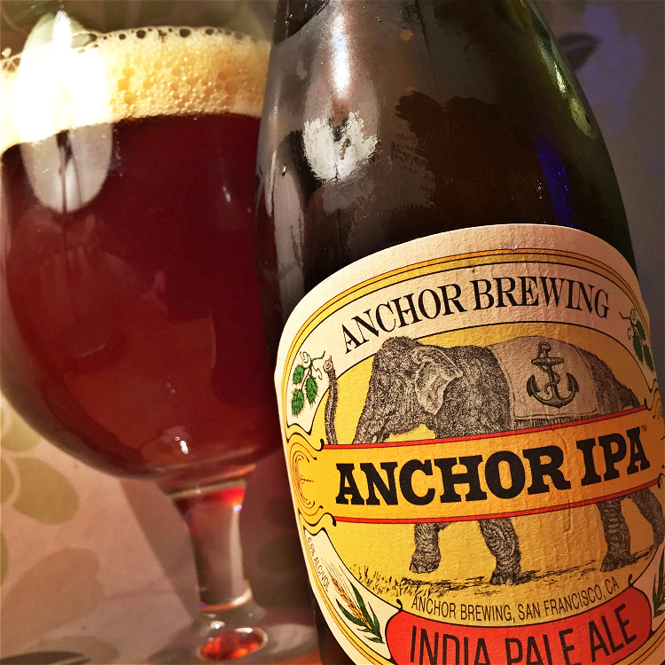 美国进口啤酒 anchor铁锚印度淡色ipa啤酒355ml*24瓶 精酿啤酒