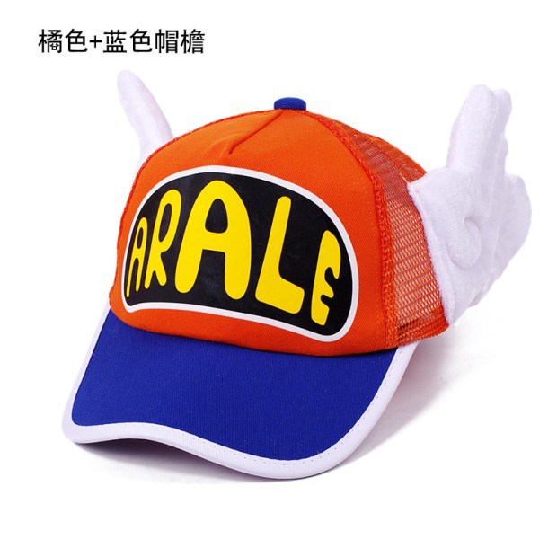 儿童阿拉蕾天使翅膀帽子 男女童夏天棒球帽 户外遮阳帽网眼鸭舌帽