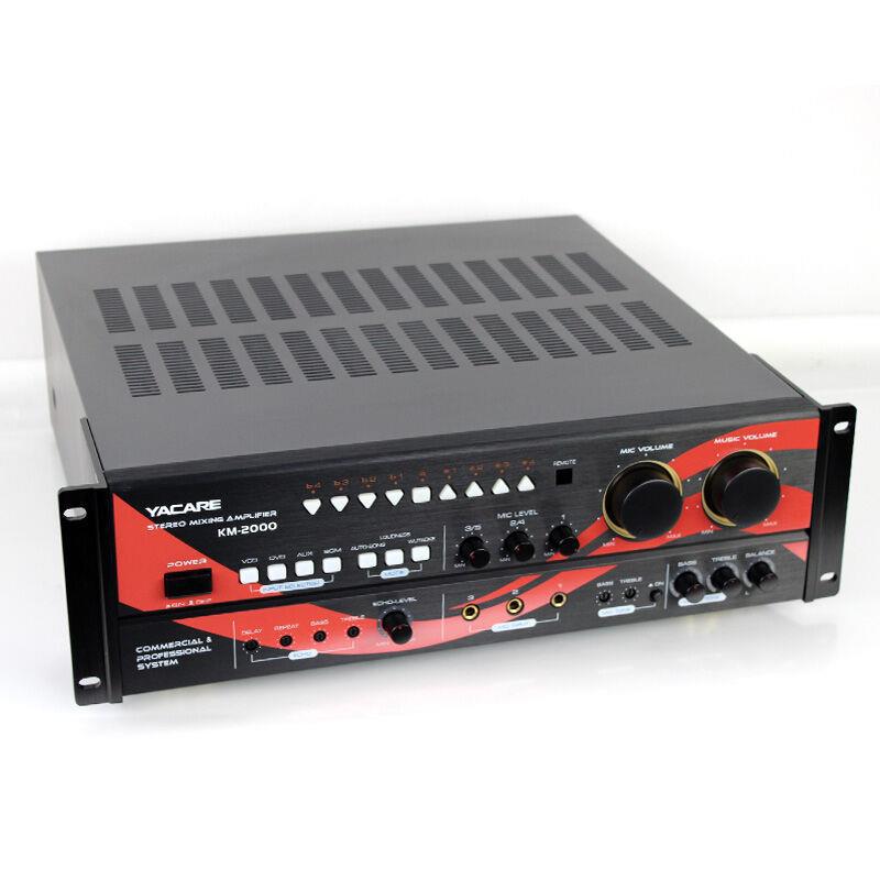 yacare/雅桥km-2000 超大功率 卡拉ok功放 ktv功放 家用功放机