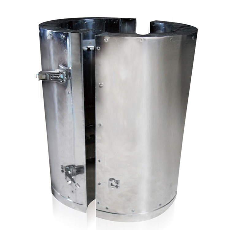 厂家直销 蒸汽管道保护套 不锈钢阀门保温套  截止阀保温罩壳