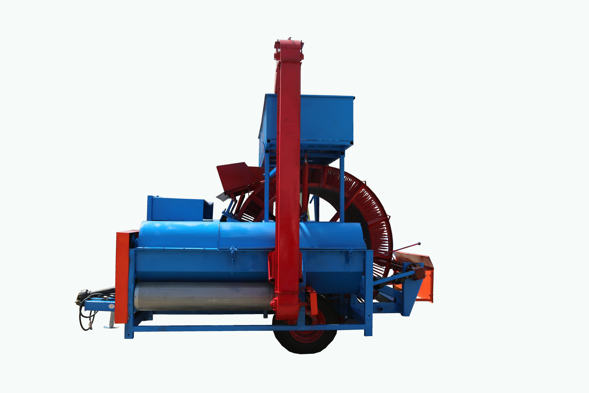 石河子顺昌农5tz-1500籽瓜收获机打瓜南瓜葫芦西瓜全自动自捡取籽