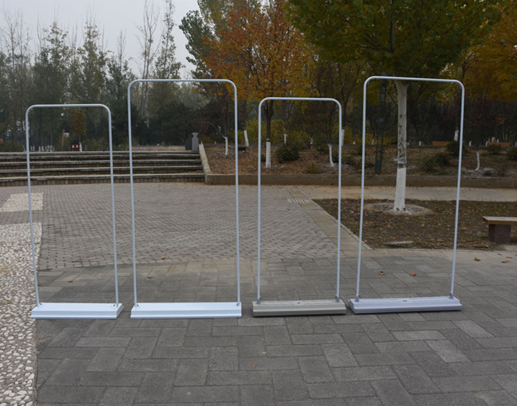 注水门型展架铁门形展示架广告展示架批发户外防风广告架