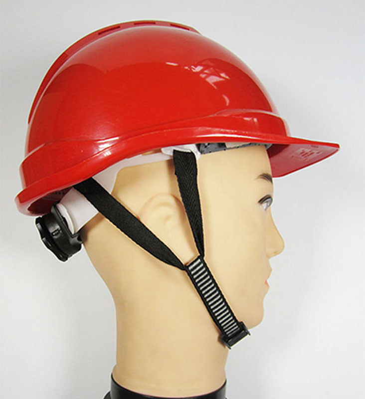 佳安牌abs耐摔建筑工地防砸红色安全帽