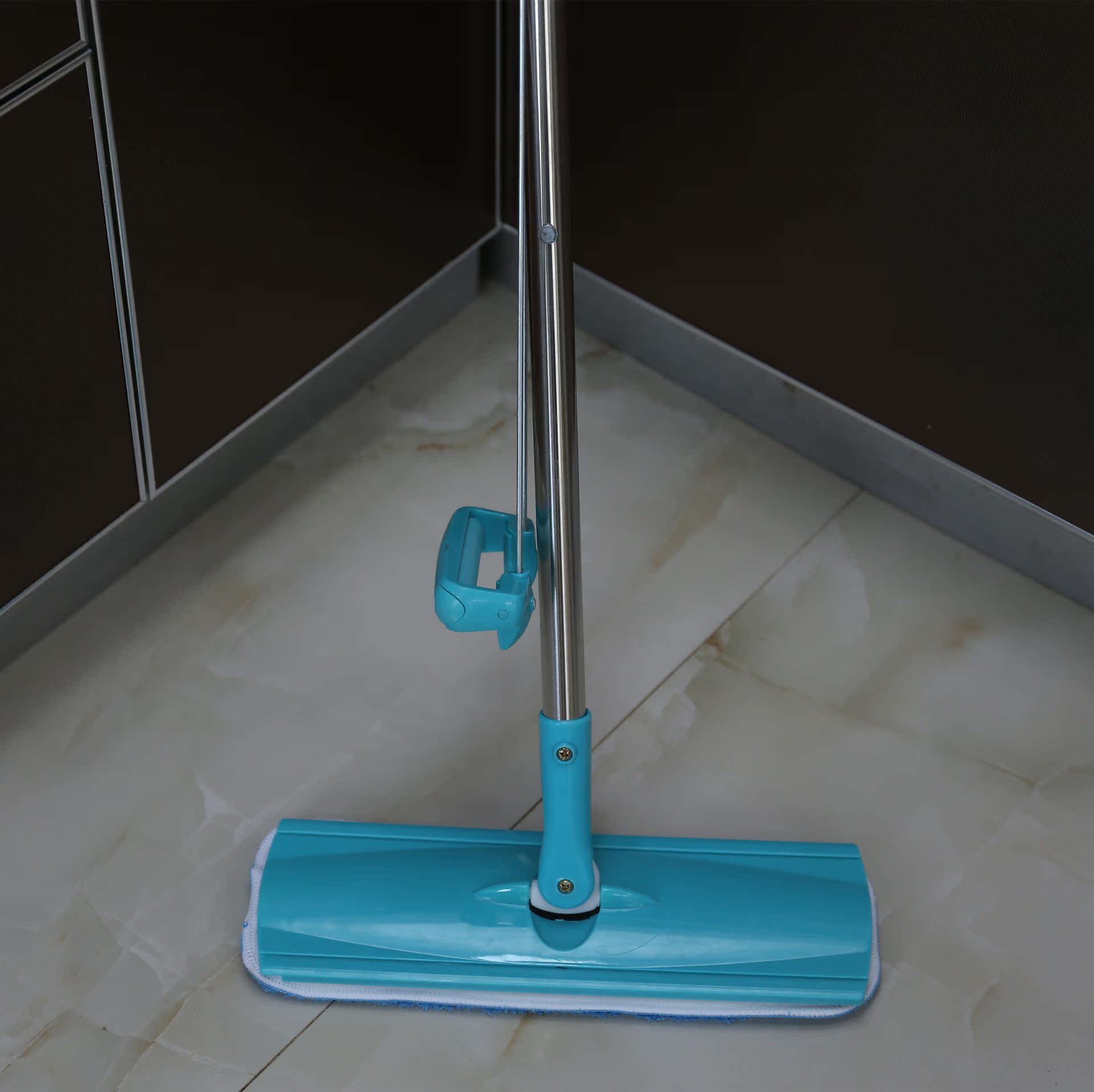 厂家免手洗挤水平拖免洗拖把免沾手挤水平板拖把