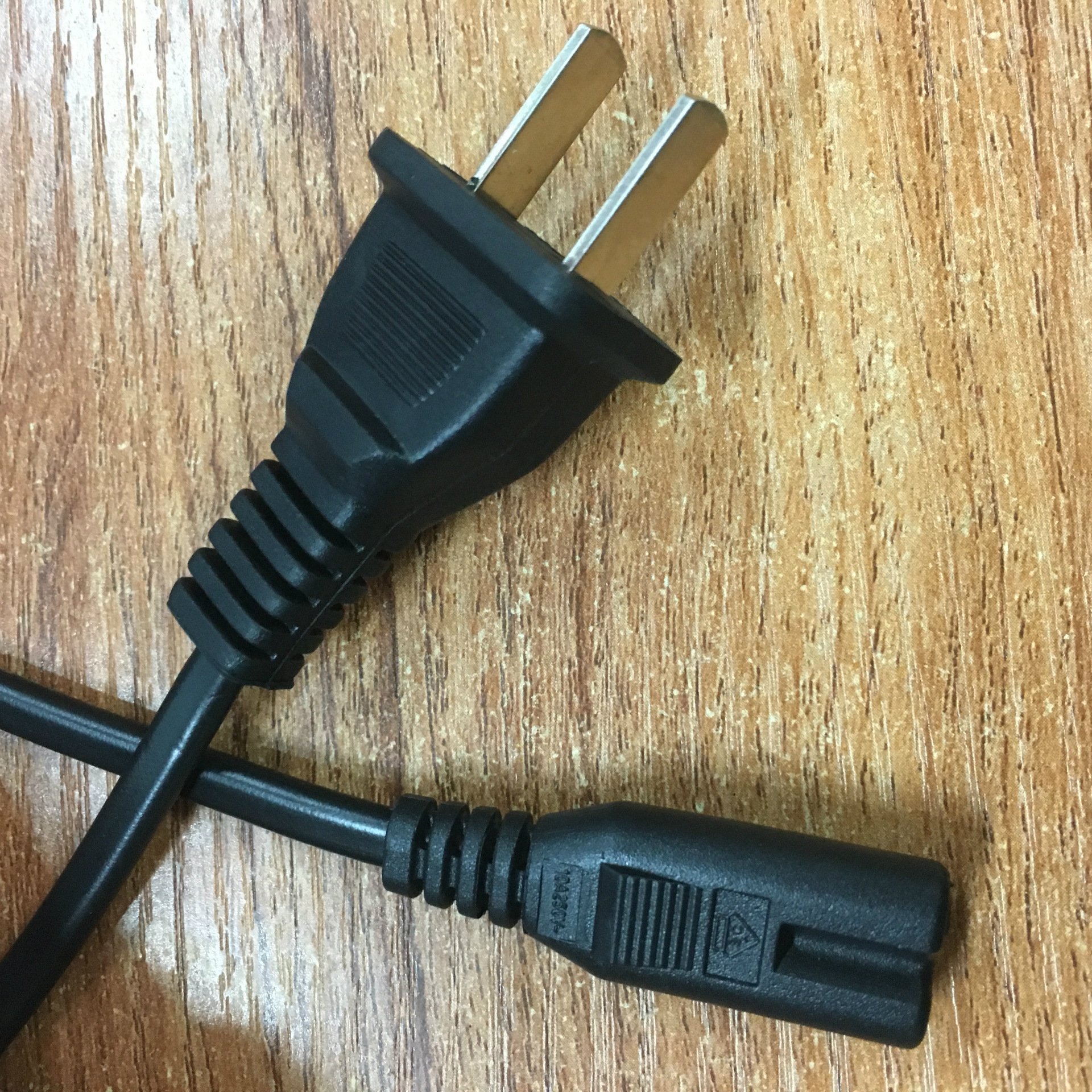 5米中规国标ac电源插头线 2芯插头线 8字尾插头