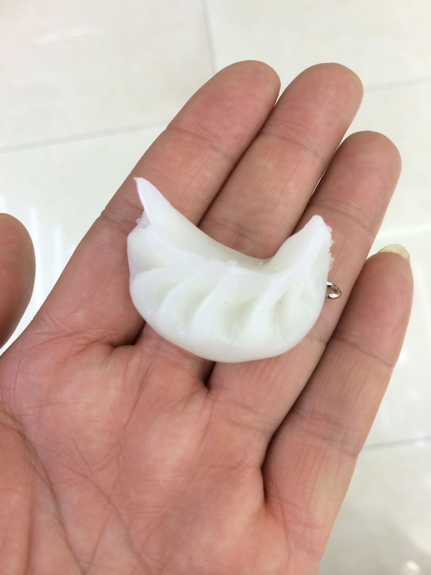 厂家直销仿真饺子挂件 仿真煎饺模型 创意饺子手机挂件