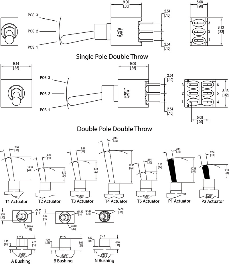 摇杆摇摆开关.摇臂开关.钮子开关.摇柄开关.大电流ac电源开关