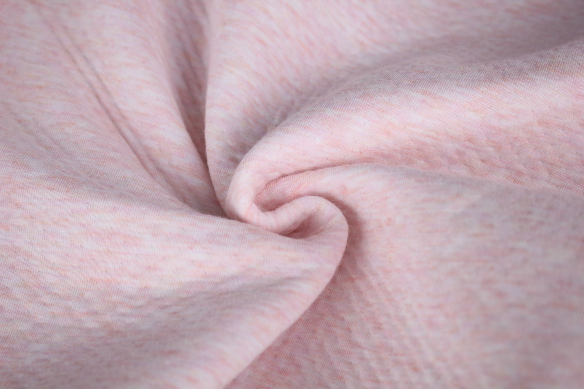 色纺空气层保暖面料滨州厂家直销高级有机彩棉棉布料纯色棉毛布