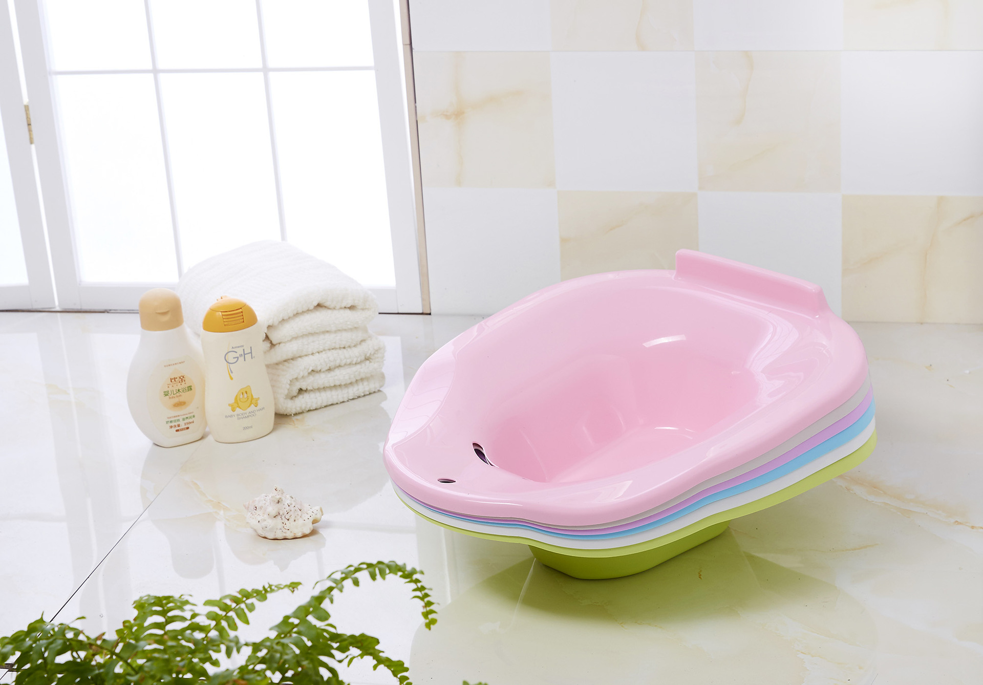 广华免蹲洁身坐浴盆 孕妇产妇月子专用清洗盆 男女痔疮马桶坐洗盆