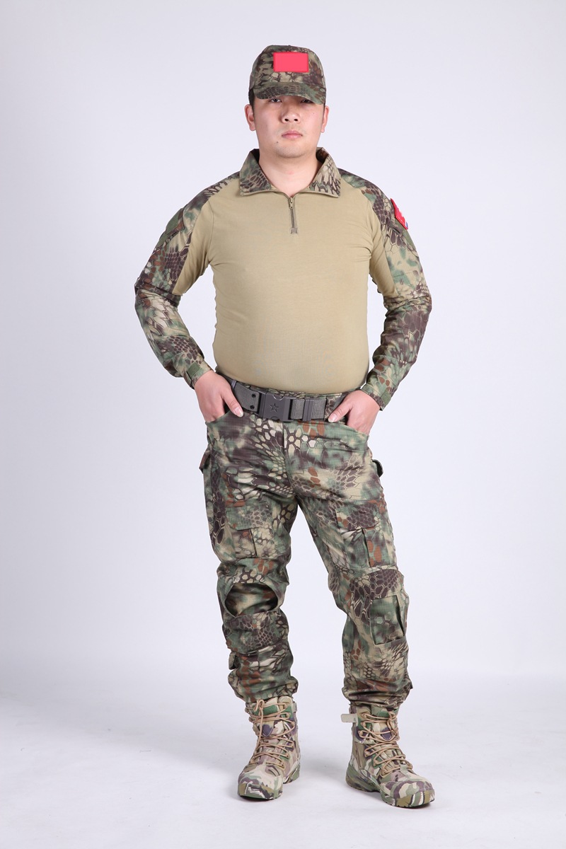 一件代发正品火凤凰青蛙服套装战狼同款迷彩服蛙服美军装战术蛙服