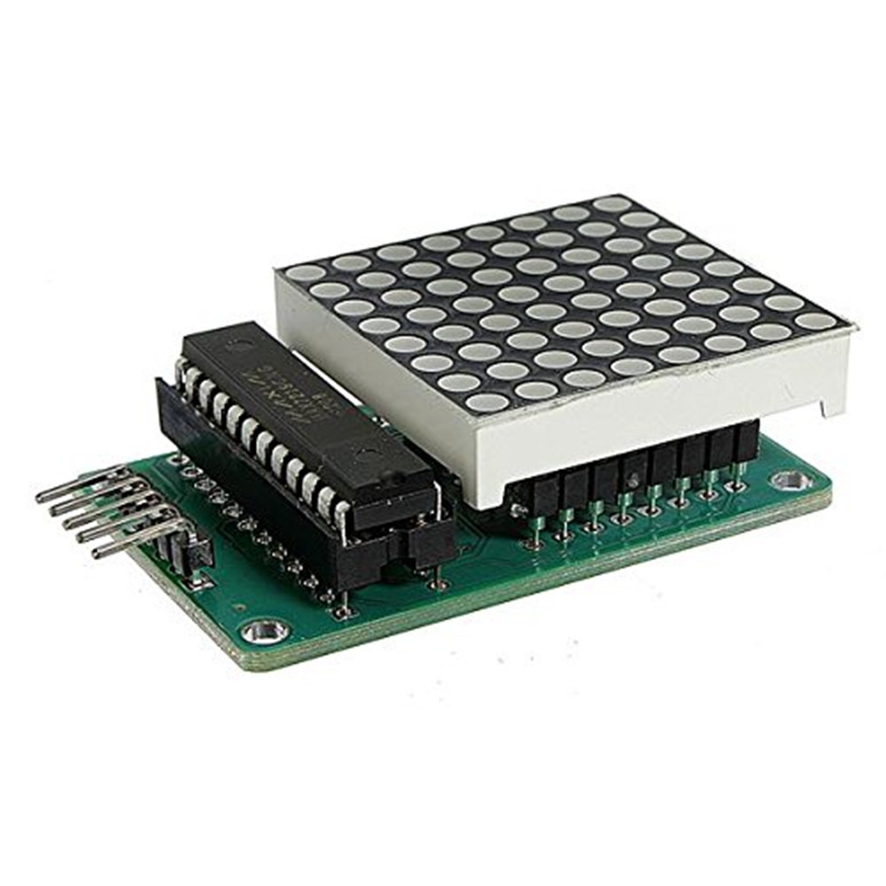 成品件 max7219点阵模块控制模块 单片机模块 显示模块送线