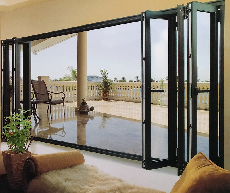 2016新款米克尔平移折叠大门中空玻璃门中空玻璃门折叠玻璃门