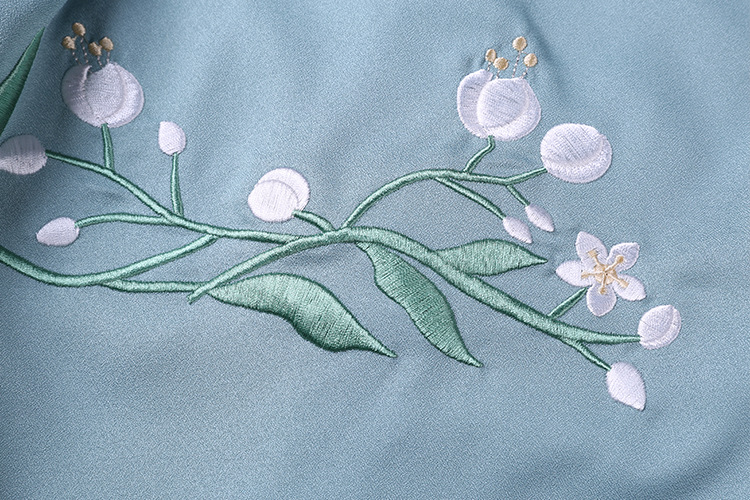 包邮杜若改良汉服刺绣女大袖衫襦裙cosplay女装古装裙大袖衫0575