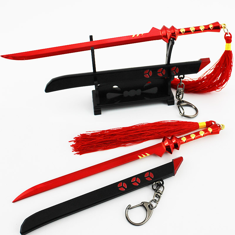 王者周边 宫本武藏万像初新右手剑 鞘刀武器 19厘米合金兵器