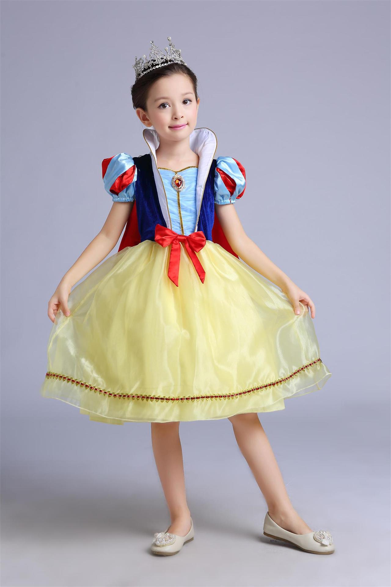 白雪公主连衣裙 女童高品质万圣 节日 生日表演蓬蓬裙一件代