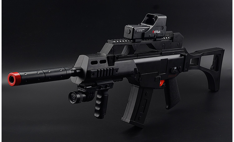 直销厂家森泰g36水弹枪电动连发彩弹枪**cs突击枪玩具枪.