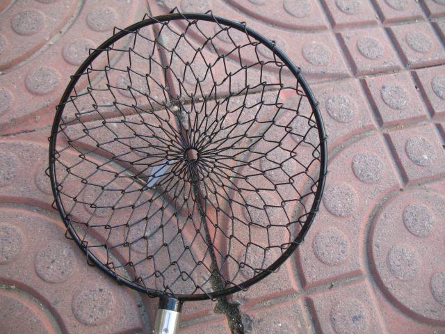 笊篱头冰捞铁头活网不锈钢杆小冰钓抄网捞冰器冰钓垂钓钓鱼用品