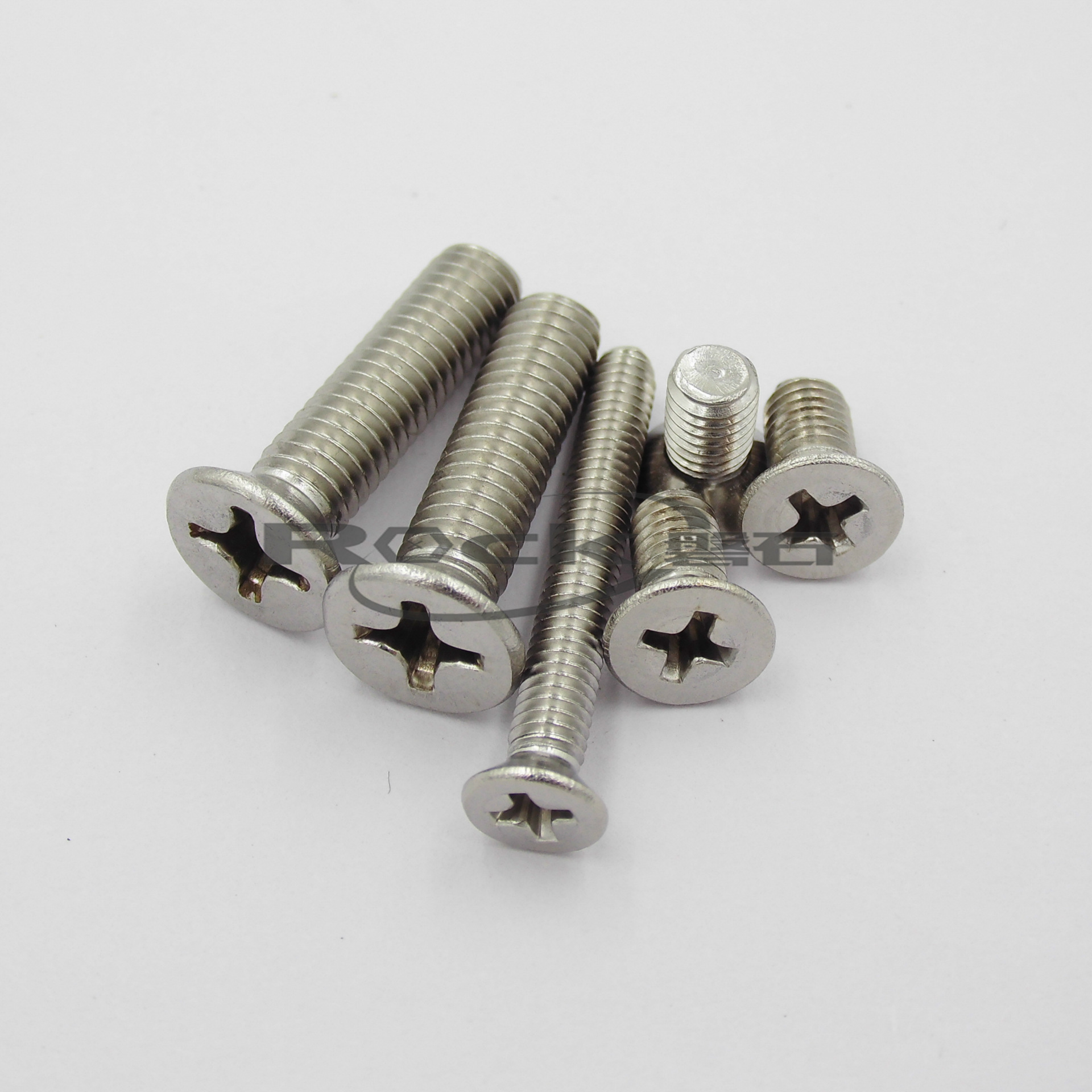 厂家批发304不锈钢十字沉头机丝螺丝 平头螺丝沉头螺丝m1/1.2/1.