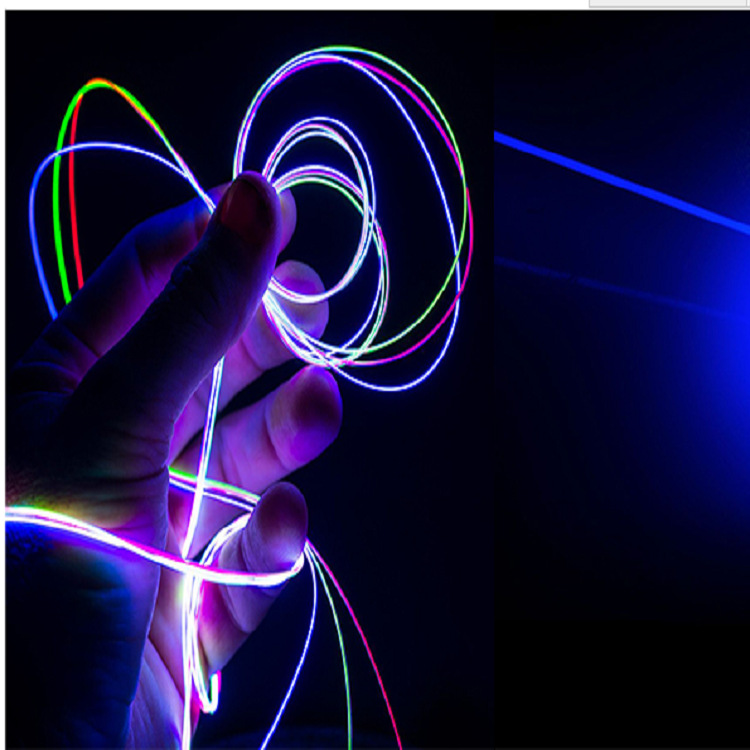 低价直销3mm直径侧光光纤通体发光光纤发光导光条光导纤维