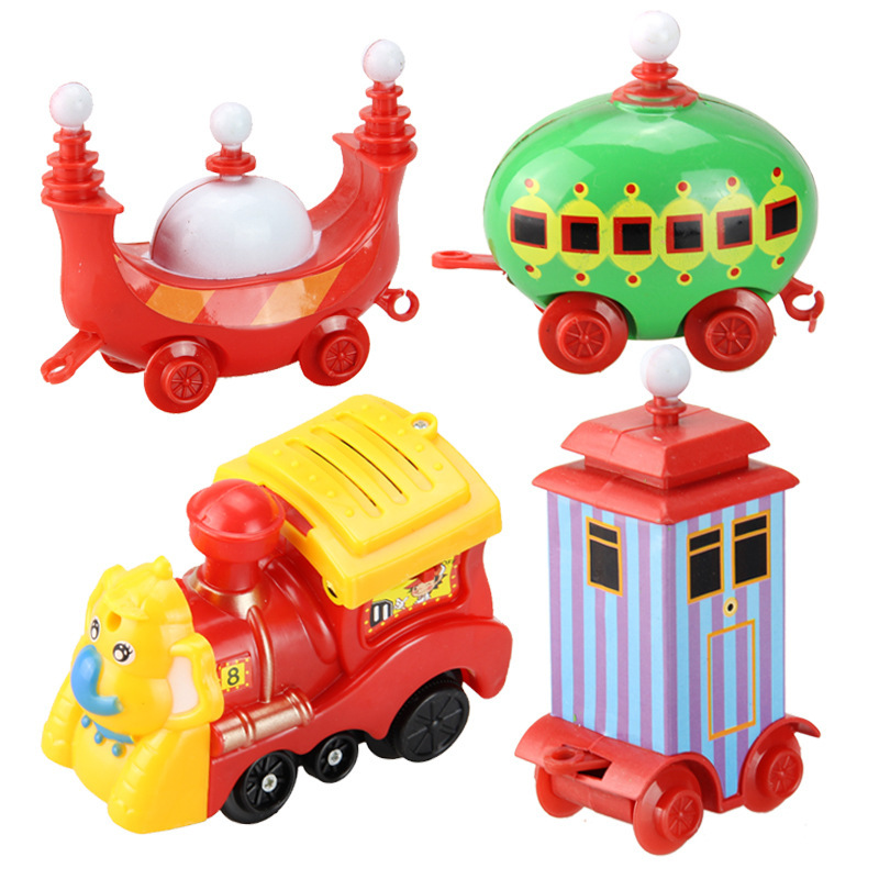 新款电动轨道卡通车 电动花园宝宝火车轨道 益智电动车 轨道车