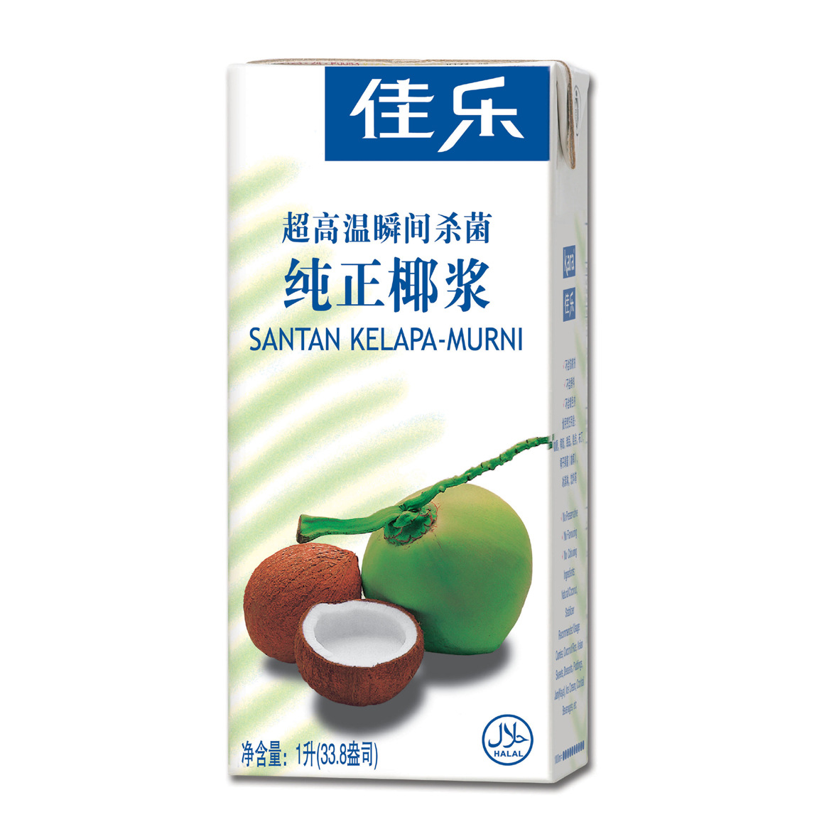 佳乐椰浆1l*12盒纯正椰浆经典椰浆甜品西米露印尼进口椰汁椰奶