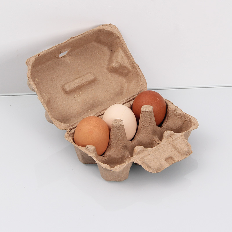 节能 环保纸托 纸浆模塑 防潮 防震 缓冲纸托 六枚装鸡蛋托