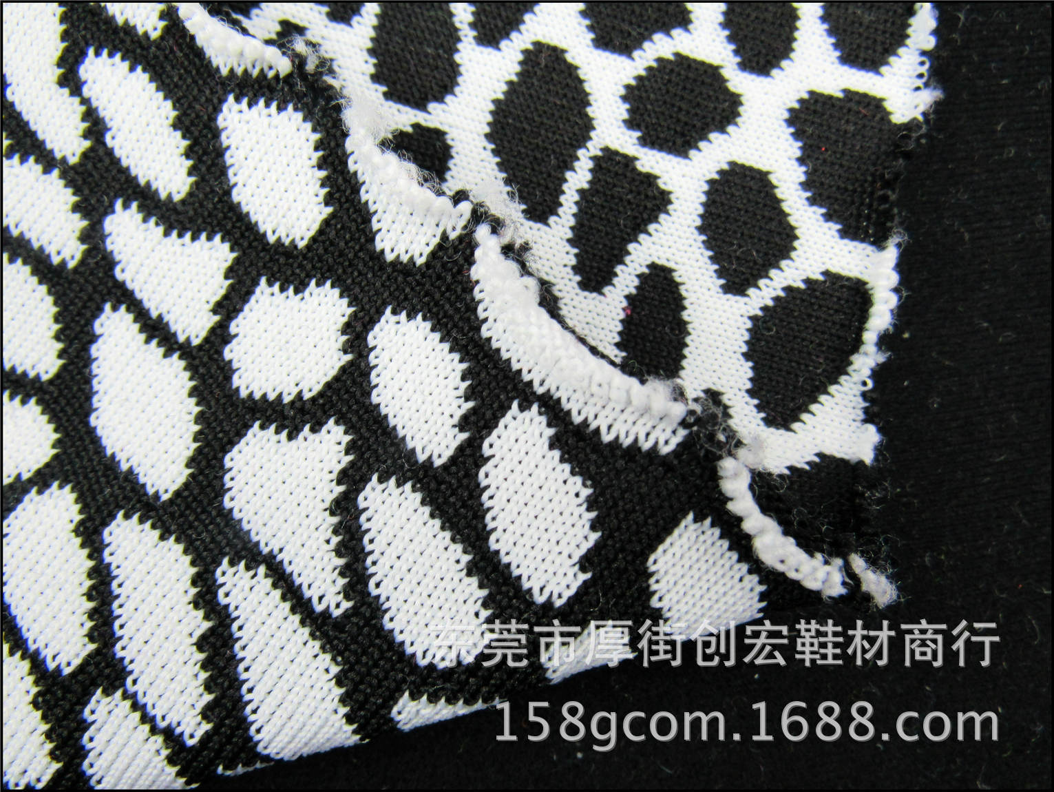 全涤纶针织提花布3d飞织鞋面飞线鞋面 编织运动迷彩豹纹特殊鞋材